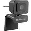 Веб-камера Defender G-Lens 2596 QHD,12 Мп, 3840 x 2160, 30 к/с, втроенный микрофон, USB 2.0, кабель 1.5 м, черная