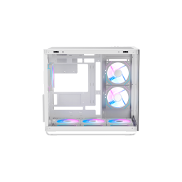 Корпус Ocypus Iota C70 WH ARGB ATX/mATX/mITX 2xUSB, Type-C, Предустановлены 6 вентиляторов с ARGB подсветкой, Белый, Iota-C70-WHD600XX-GL