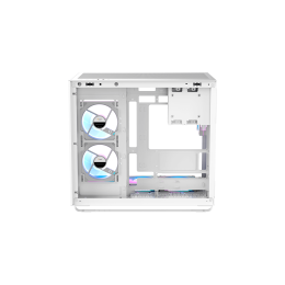 Корпус Ocypus Iota C70 WH ARGB ATX/mATX/mITX 2xUSB, Type-C, Предустановлены 6 вентиляторов с ARGB подсветкой, Белый, Iota-C70-WHD600XX-GL