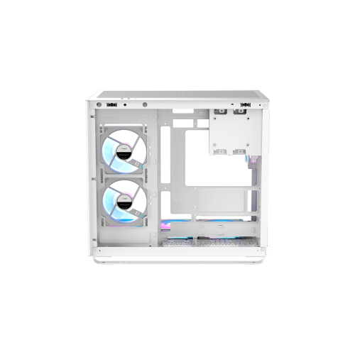 Корпус Ocypus Iota C70 WH ARGB ATX/mATX/mITX 2xUSB, Type-C, Предустановлены 6 вентиляторов с ARGB подсветкой, Белый, Iota-C70-WHD600XX-GL