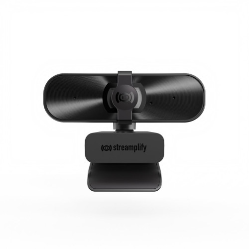 Веб-Камера, Streamplify, CAM-MINI-FHD-2M60-BK, 1920x1080, 2.0Mpx, 80 градусов, USB 2.0 Type A, Микрофон, Автофокус, Кабель: 150см, Крепление: зажим, Черный