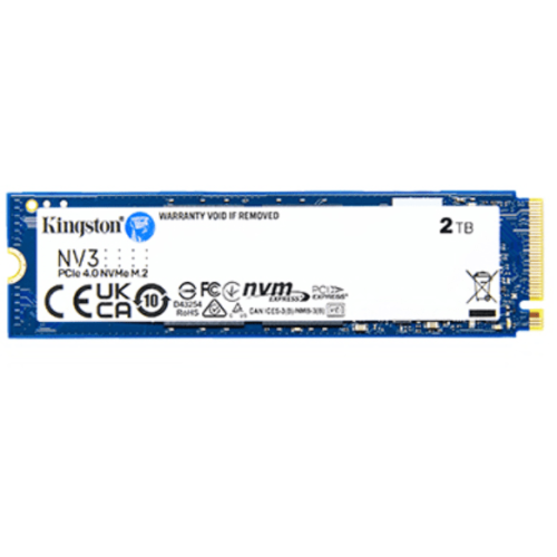 Твердотельный накопитель 2000GB SSD Kingston SNV3S/2000G M.2 2280 Gen4x4 NVMe R6000MB/s W5000MB/s