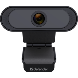 Веб-камера Defender G-Lens 2581 FullHD, 2 Мп, 1920 x 1080, 30 к/с, встроенный микрофон, USB 2.0, кабель 1.4 м, черная