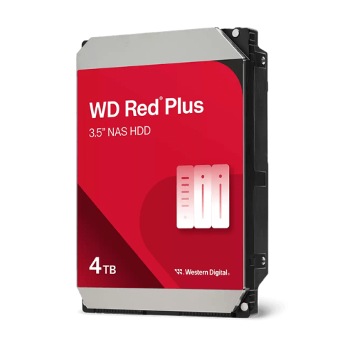 Жесткий диск для NAS систем HDD 4Tb Western Digital RED Plus SATA 6Gb/s 3.5" 128Mb 5400rpm WD40EFZZ