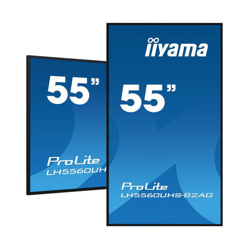 Монитор, iiyama, LH5560UHS-B2AG (PL5560U), 55", 500 cd/m,4K, Android 11