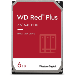 Жесткий диск для NAS систем HDD  6Tb Western Digital Red Plus NAS SATA 6Gb/s 3.5