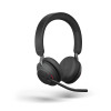 Гарнитура, Jabra, 26599-999-999, Jabra Evolve2 65, Link380a MS Stereo Black, Беспроводная, Шумоподавление, Стерео, USB-A, Время работы от аккумулятора: 37 часов