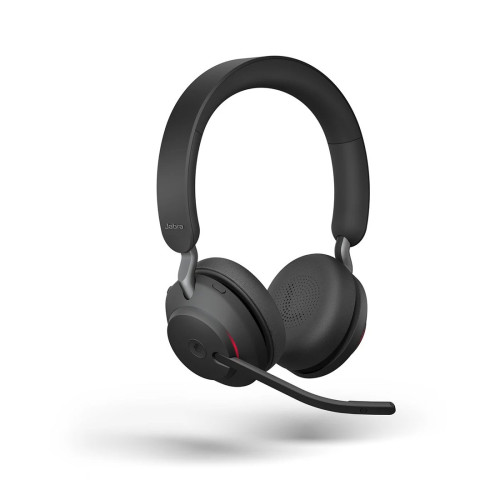 Гарнитура, Jabra, 26599-999-999, Jabra Evolve2 65, Link380a MS Stereo Black, Беспроводная, Шумоподавление, Стерео, USB-A, Время работы от аккумулятора: 37 часов