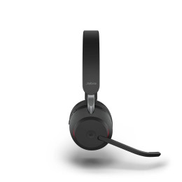 Гарнитура, Jabra, 26599-999-999, Jabra Evolve2 65, Link380a MS Stereo Black, Беспроводная, Шумоподавление, Стерео, USB-A, Время работы от аккумулятора: 37 часов