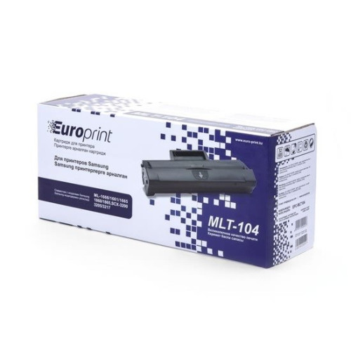 Картридж, Europrint, EPC-MLT-D104S, Для принтеров Samsung ML-1666/1661/1665/1860/1865, SCX-3200/ 3205/3217, 1500 страниц.