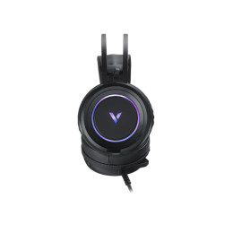 Гарнитура, Rapoo, VH500C, Тип крепления:Дуговые, Микрофон, USB, Длина кабеля 2 м, RGB, Игровые, 165 x105 x235 мм, Черный