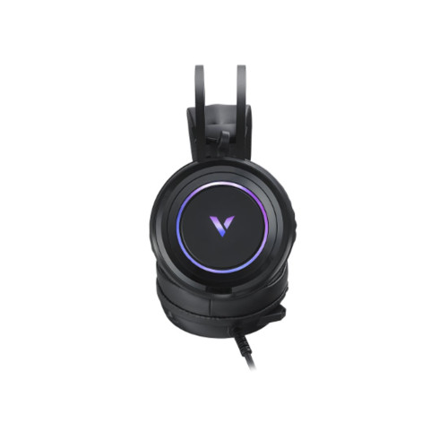 Гарнитура, Rapoo, VH500C, Тип крепления:Дуговые, Микрофон, USB, Длина кабеля 2 м, RGB, Игровые, 165 x105 x235 мм, Черный