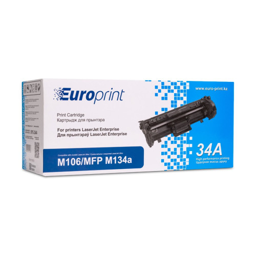 Картридж, Europrint, EPC-CF234A, Для принтеров HP LaserJet Ultra M106/MFP M134a, 9200 страниц.
