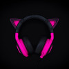 Накладные кошачьи ушки на гарнитуру, Razer, Kitty Ears for Kraken (Neon Purple), RC21-01140100-W3M1, Регулируемый дизайн для различных образов, Прочный и водонепроницаемый для беспроблемного использования, 20 гр, Неоново- фиолетовый
