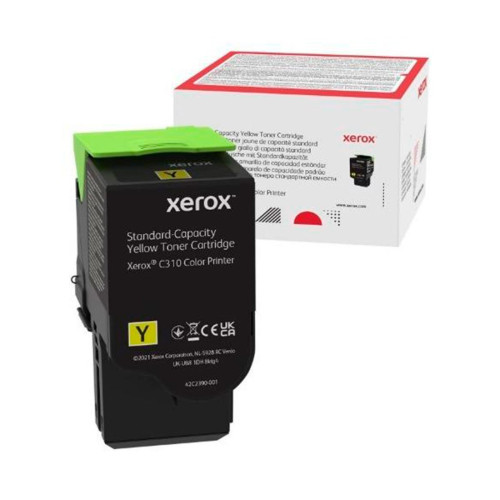 Тонер-картридж повышенной ёмкости, Xerox, 006R04371 (жёлтый), Для Xerox C310/C315, 5 500 страниц (А4)