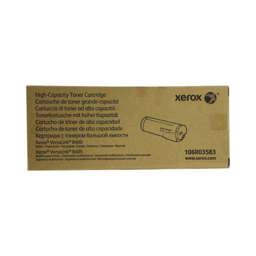 Тонер-картридж повышенной емкости, Xerox, 106R03583, Для Xerox VersaLink B400DN/B405DN, 13 900 страниц (А4)