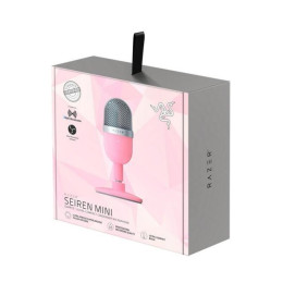 Микрофон, Razer, Seiren Mini, RZ19-03450200-R3M1, Конденсаторный, 110 дБ, 16 Ом, 20 - 20000Гц, Розовый