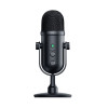 Микрофон, Razer, Seiren V2 Pro, RZ19-04040100-R3M1, кардиоидный микрофон, диапазон частот от 20Гц до 20кГц, чувствительность –34дБ (1В/Па при 1кГц). макс. уровень звукового давления (SPL): 120дБ. операционная система: Windows10, черный