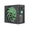 Блок питания, Gamemax, GM 500G, 211904000001, 500W, ATX, Gold, APFC, 20+4 pin, 4+4pin, 5*Sata, 3*Molex, 1*PCI-E 6+2 pin, Semi-Modular, Вентилятор 12см, Чёрный