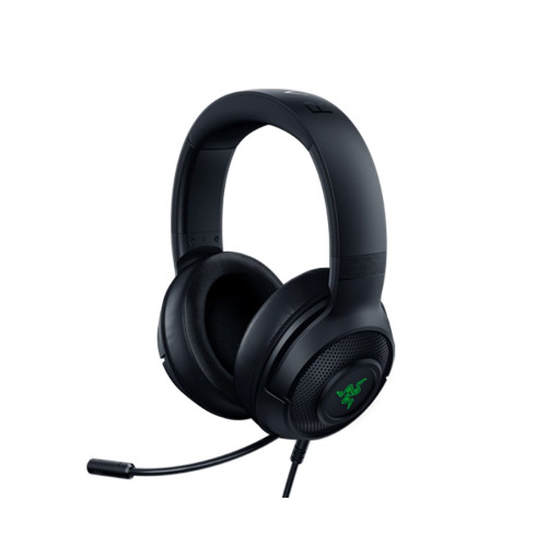 Гарнитура, Razer, Kraken V3, RZ04-03770200-R3M1, Игровая гарнитура, Микрофон поворотный гибкий, Динамики 50 мм, Тип подключения: USB Type-A, Длина кабеля: 2,0м, Примерная масса: TBC / 250г, Диапазон частот: 20Гц– 20кГц , Чувствительность при 1 кГц: 96 дБ