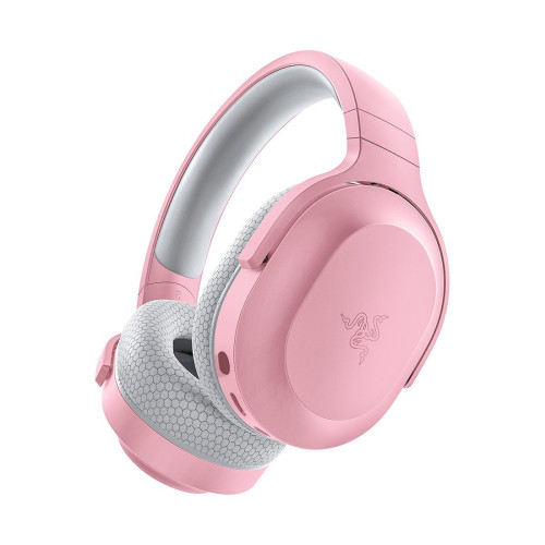 Гарнитура, Razer, Barracuda X 2022, RZ04-04430300-R3M1, Беспроводные, Микрофон съемный, 20 - 20 000 Гц, Динамики 40 мм, 30 Ом, USB-C, Розовый