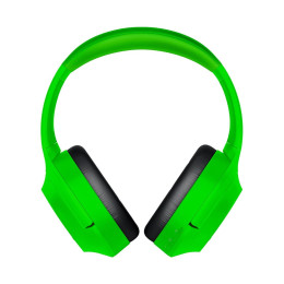 Гарнитура, Razer, Opus X - Green, RZ04-03760400-R3M1, Микрофон встроенный, Беспроводные, Динамики 40 мм, 20 - 20000 Гц, Bluetooth 5.0, До 30 часов с включенным ANC (до 40 часов с выключенным ANC), Зелёный
