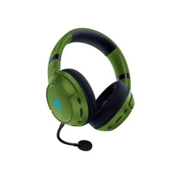 Гарнитура, Razer, Kaira Pro for Xbox - HALO Infinite Edition, RZ04-03470200-R3M1, Игровая гарнитура, Микрофон поворотный гибкий, Подсветка чашек наушников с поддержкой Razer Chroma ™ RGB, Титановые 50-мм динамики, Диапазон частот: 20 Гц – 20 кГц , Чувстви