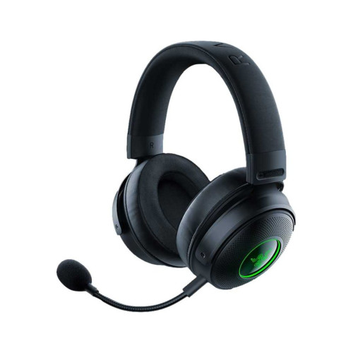 Гарнитура, Razer, Kraken V3 Pro, RZ04-03460100-R3M1, Игровая гарнитура, Микрофон поворотный гибкий, Динамики 50 мм, Диапазон частот: 20Гц– 20кГц , Чувствительность при 1 кГц: 96 дБ SPL/мВт, Чёрный