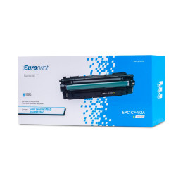 Картридж, Europrint, EPC-CF452A, Жёлтый, Для принтеров HP Color LaserJet M652/653/M681/682, 10500 страниц.