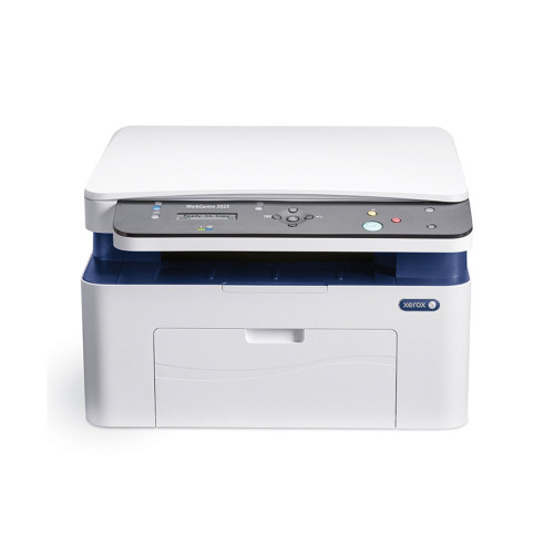 Монохромное МФУ, Xerox, WorkCentre 3025BI, 3025V_BI, Лазерное, А4, 20 стр./мин., Подача 150 листов, Планшетный сканер, ЖК Дисплей, 600 МГц CPU, 128 МБ RAM, USB 2.0, Wi-Fi