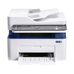Монохромное МФУ, Xerox, WorkCentre 3025NI, 3025V_NI, Лазерное, А4, 20 стр./мин., Подача 150 листов, Односторонний автоподатчик документов, до 17 изобр./мин., ЖК Дисплей, 600 МГц CPU, 128 МБ RAM, USB 2.0, Ethernet 10/100, Wi-Fi, Fax