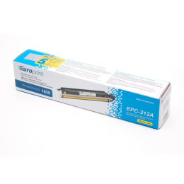 Картридж, Europrint, EPC-CE312A/CF352A, Жёлтый, Для принтеров HP Color LaserJet CP1025/Pro100 M175AM275/M175/M176/M177, 1000 страниц.