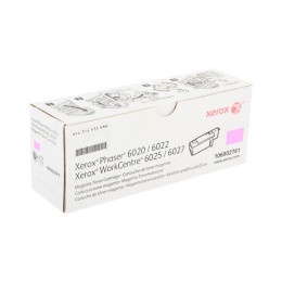 Тонер-картридж стандартной емкости, Xerox, 106R02761 (малиновый), Для Xerox WorkCentre 6025/6027, Phaser 6020/6022, 1 000 страниц (А4)