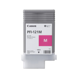 Чернильный картридж, Canon, PFI-121 Magenta, 6267C001AA, для imagePROGRAF TM250/TM255/TM350/TM355, 130 мл