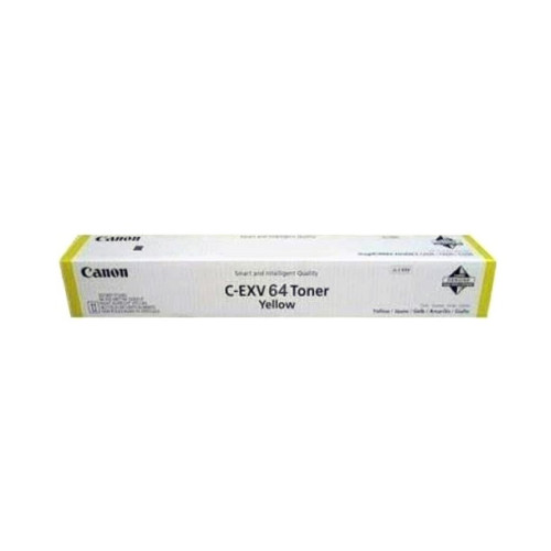 Тонер-картридж, Canon, C-EXV 64 Yellow, 5756C002AA, для imageRUNNER ADVANCE DX C3922i/C3926i/C3930i/C3935i, 25 500 стр. (А4)