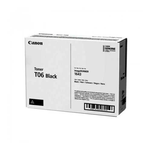 Тонер-картридж, Canon, TONER T06 Black, 3526C002AA, для imageRUNNER 1643i/1643iF, 20 500 стр. (A4)