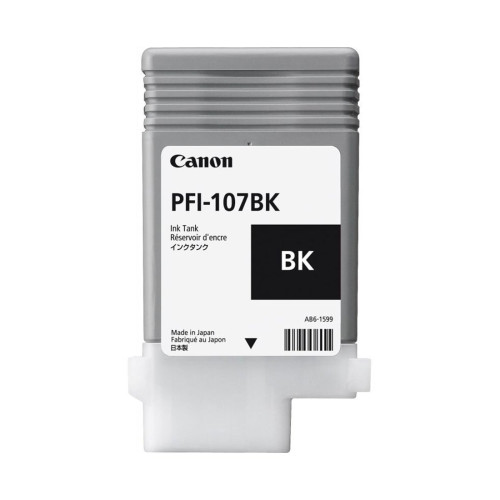 Чернила, Canon, Ink Tank, PFI-107 Black, 6705B001AA, для imagePROGRAF 670/680/685/770/780/785, 130 мл