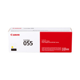 Картридж, Canon, CARTRIDGE 055 Yellow, 3013C002AA, для i-SENSYS LBP664CDW, MF741cdw/MF743cdw/MF745cdw/MF746cdw, 2 100 стр. (A4)