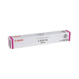 Тонер-картридж, Canon, C-EXV 34 Magenta, 3784B002, для imageRUNNER ADVANCE C2020i/C2020L/C2025i/C2030i/C2030L, 19 000 стр. (А4)