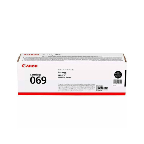 Картридж, Canon, CARTRIDGE 069 Black, 5094C002AA, для i-SENSYS LBP673CDW, MF752cdw/MF754cdw, 2 100 стр. (A4)