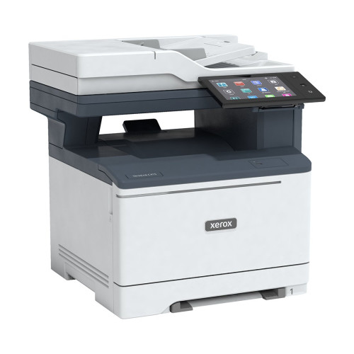 Цветное МФУ, Xerox, VersaLink C415DN, C415V_DN, Лазерное, А4, 40 стр./мин., Подача 251 лист, Двусторонний автоподатчик документов, до 98 изобр./мин., Сенсорный дисплей 7", 1.2 ГГц CPU, 2 ГБ RAM, 32 ГБ eMMC, USB 2.0, Ethernet 10/100/1000, NFC, Fax