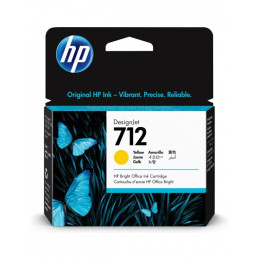 Картридж HP 3ED69A (№712) (желтый) Желтый (Yellow)