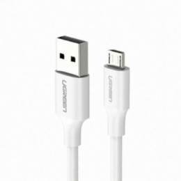 Кабель Ugreen US289 Micro USB Male To USB 2.0 A  Male Cable 2M (White), 60143