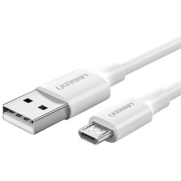 Кабель Ugreen US289 Micro USB Male To USB 2.0 A  Male Cable 1M (White), 60141