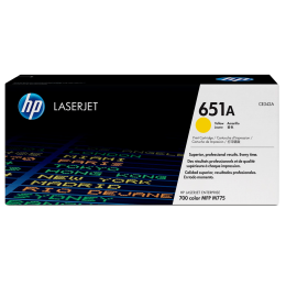 Желтый картридж с тонером HP 651A, 16 000 страниц для Color LaserJet, CE342A