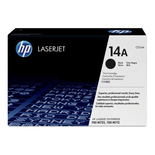 Черный картридж с тонером HP CF214A, черный
