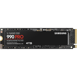 Твердотельный накопитель 4000Gb SSD Samsung 990 PRO M.2 PCIe 4.0 R7450Mb/s W6900MB/s MZ-V9P4T0BW