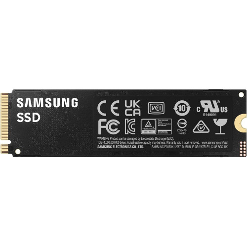 Твердотельный накопитель 4000Gb SSD Samsung 990 PRO M.2 PCIe 4.0 R7450Mb/s W6900MB/s MZ-V9P4T0BW