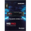 Твердотельный накопитель 4000Gb SSD Samsung 990 PRO M.2 PCIe 4.0 R7450Mb/s W6900MB/s MZ-V9P4T0BW