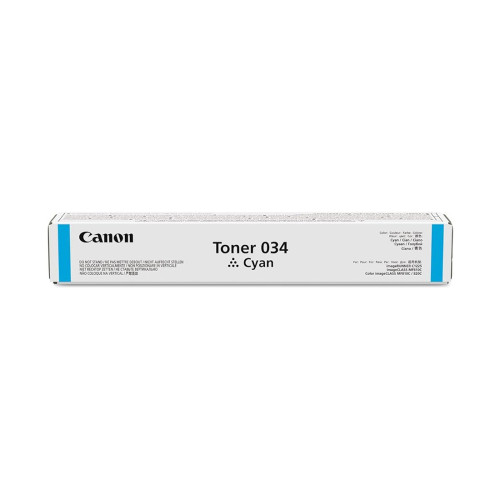 Тонер-картридж, Canon, Toner 034 Cyan, 9453B001AA, для imageRUNNER C1225/C1225iF, 7 300 стр. (А4)